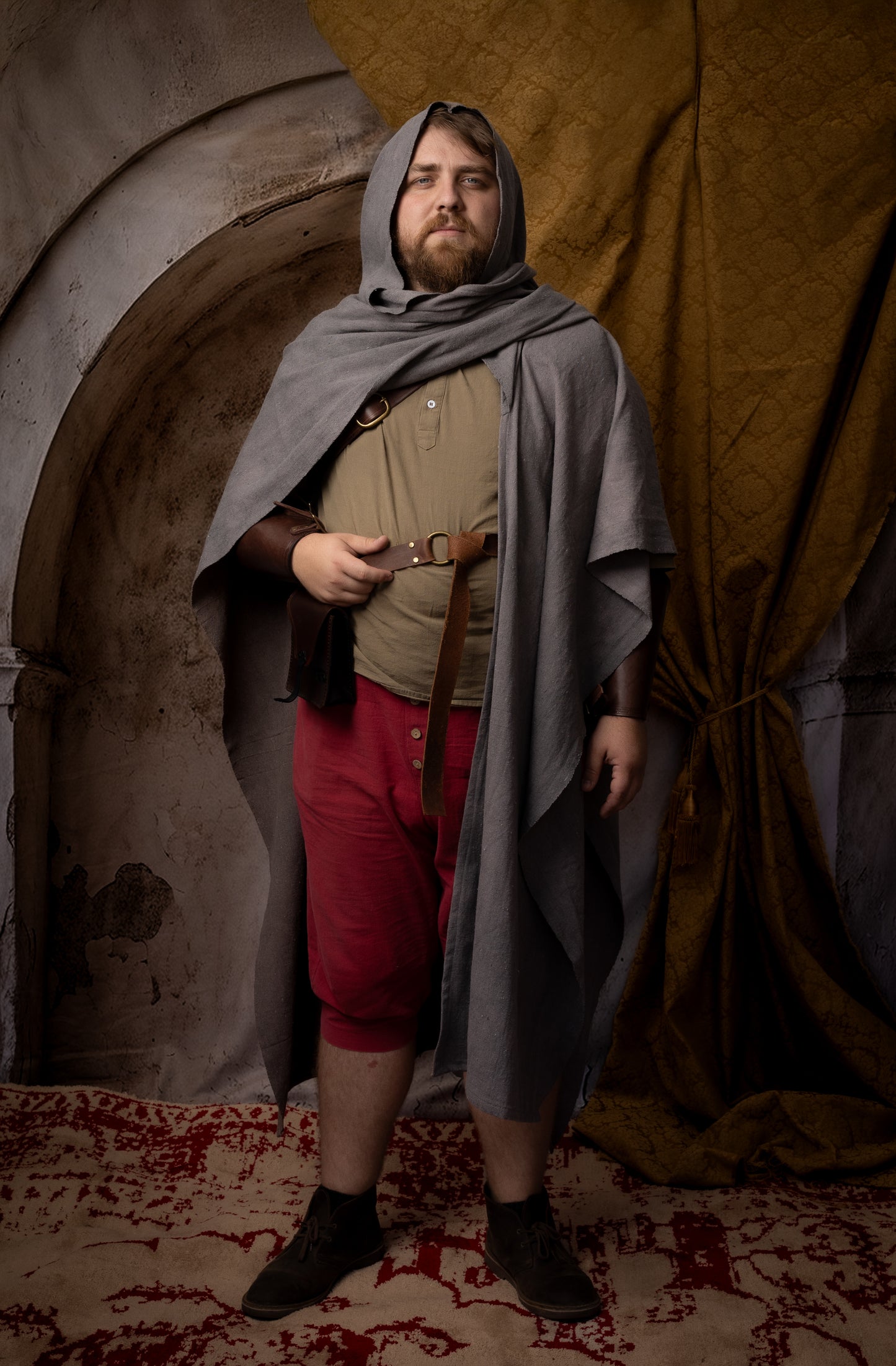 Hooded Ruana Cloak