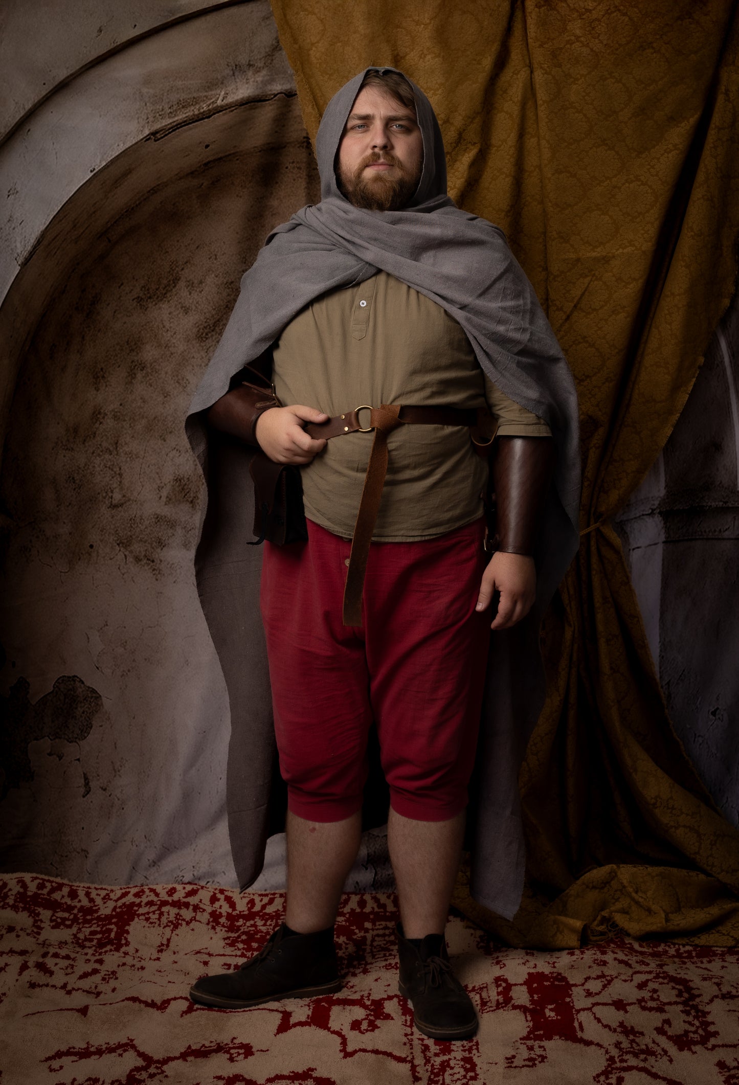 Hooded Ruana Cloak