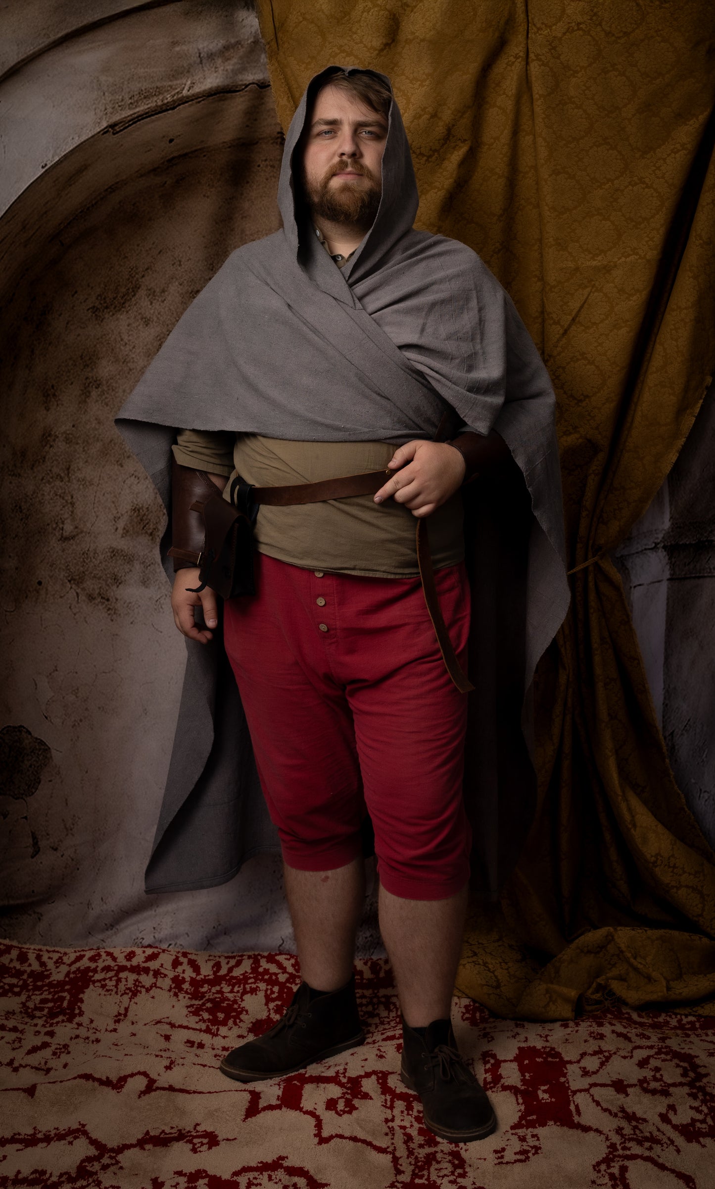 Hooded Ruana Cloak