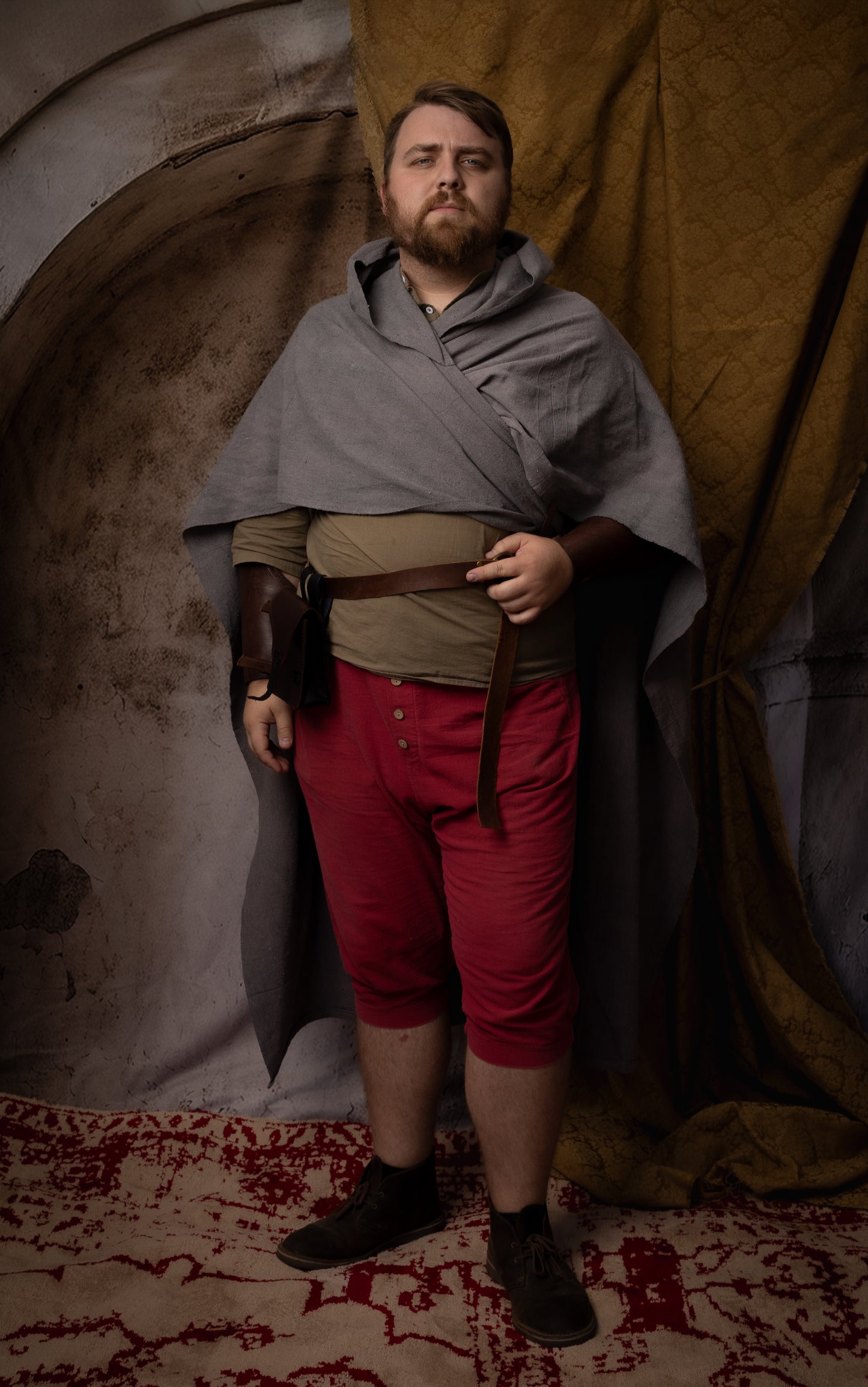 Hooded Ruana Cloak