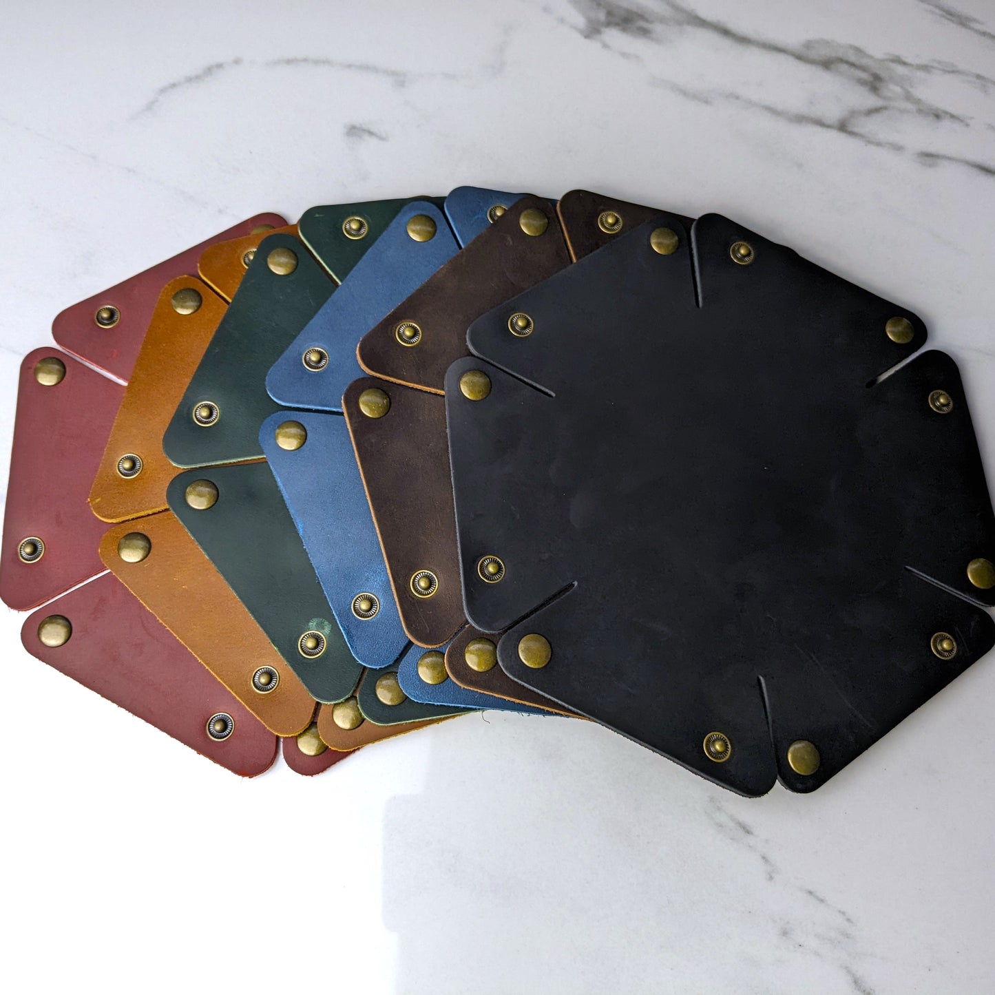 DDS Co. Plain Leather Dice Tray