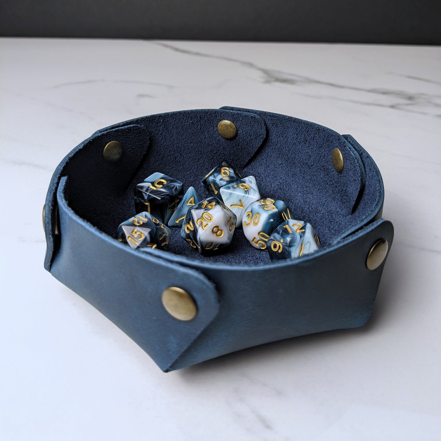 DDS Co. Plain Leather Dice Tray
