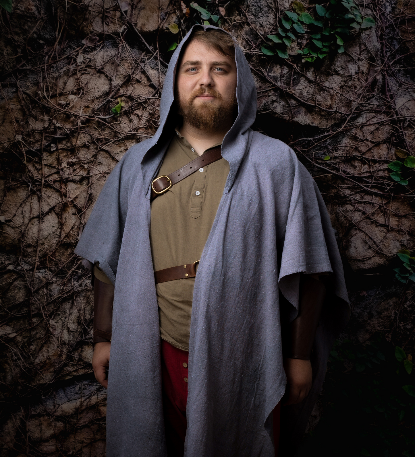 Hooded Ruana Cloak