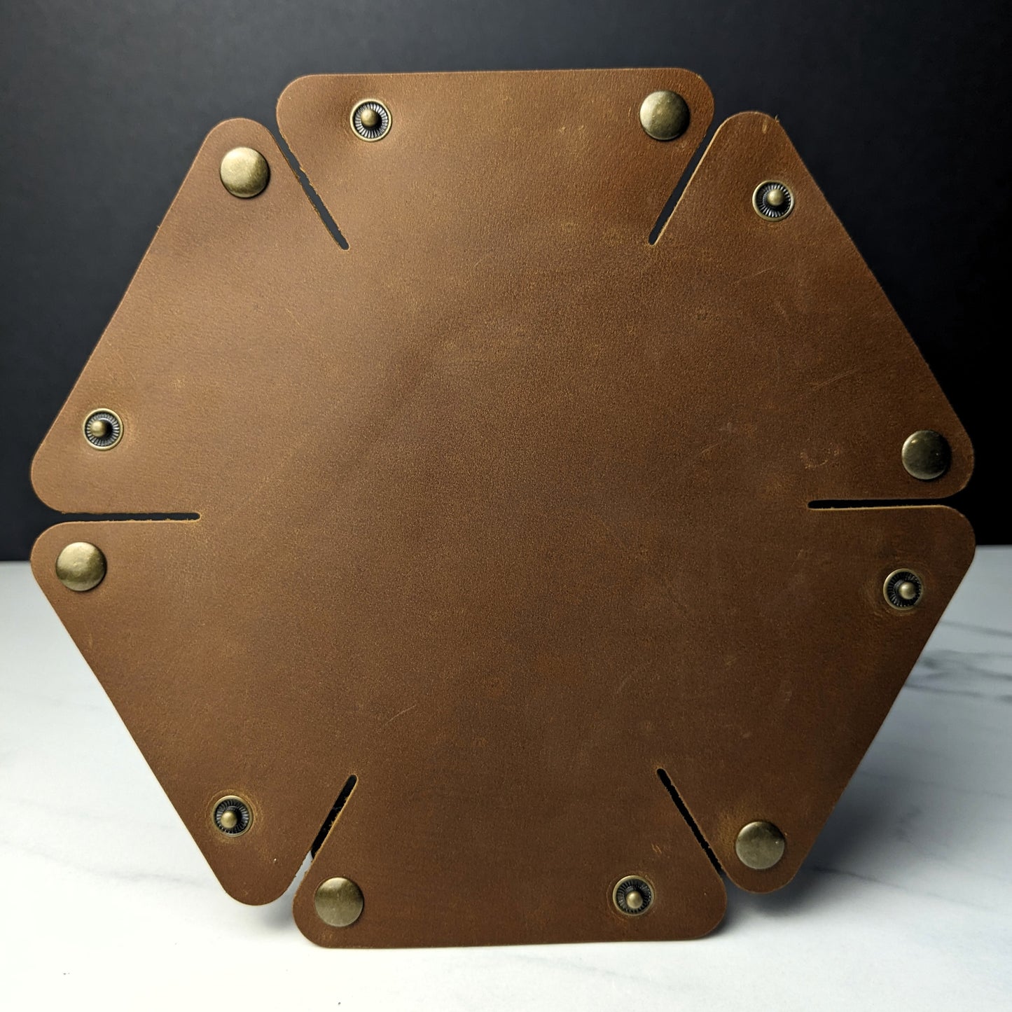DDS Co. Plain Leather Dice Tray
