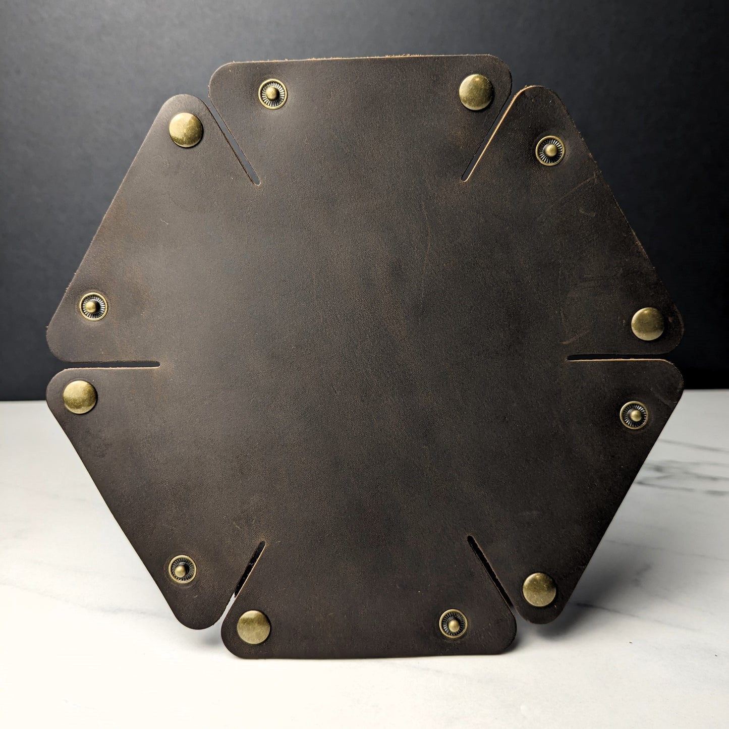 DDS Co. Plain Leather Dice Tray