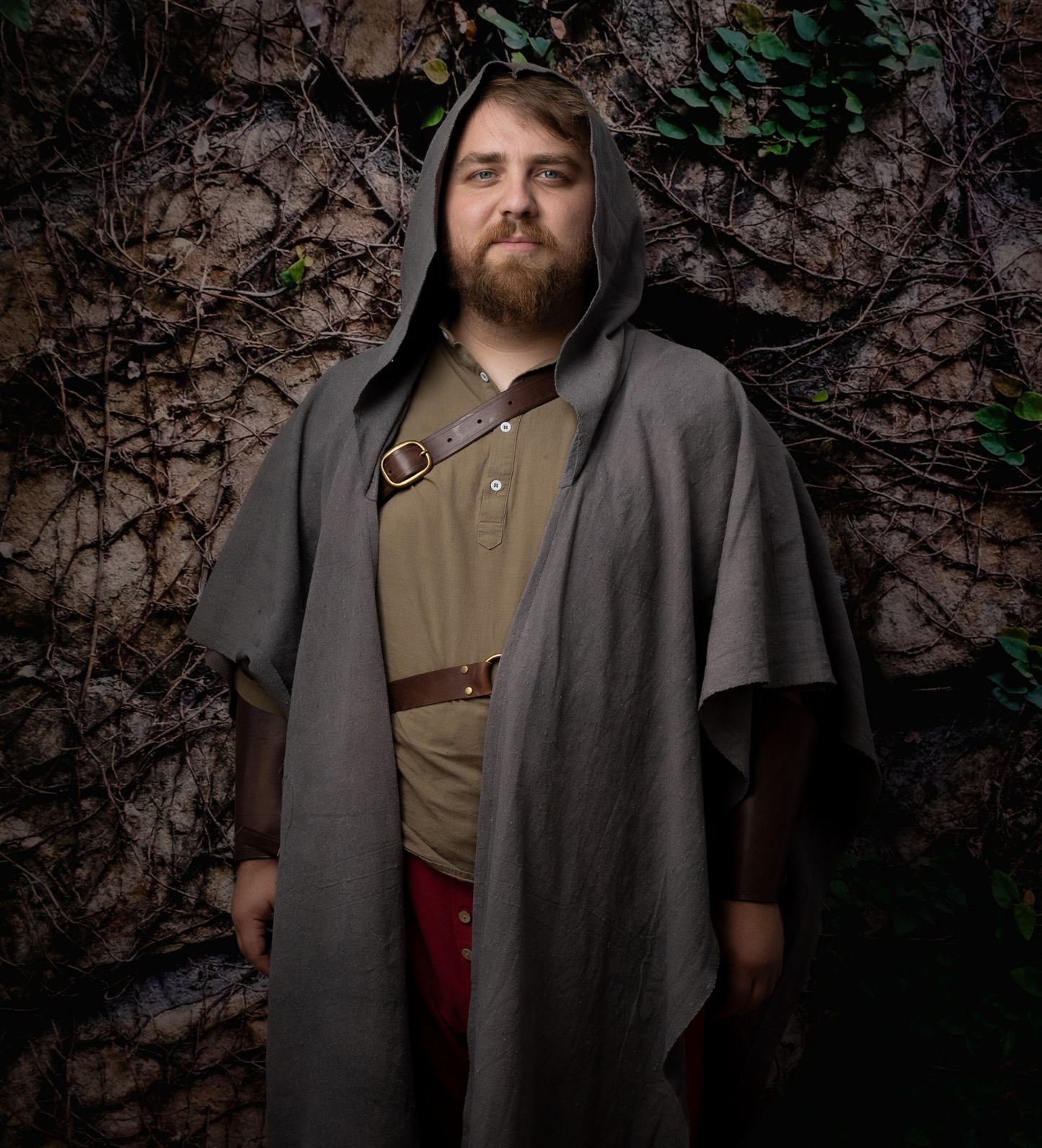 Hooded Ruana Cloak