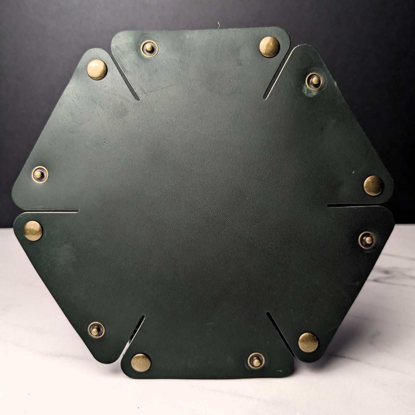 DDS Co. Plain Leather Dice Tray