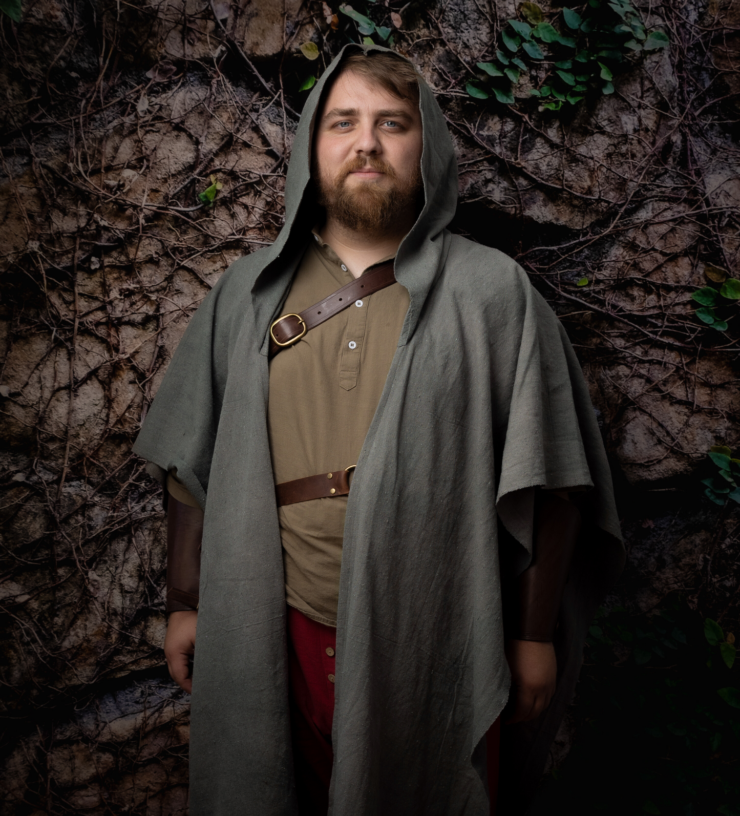 Hooded Ruana Cloak