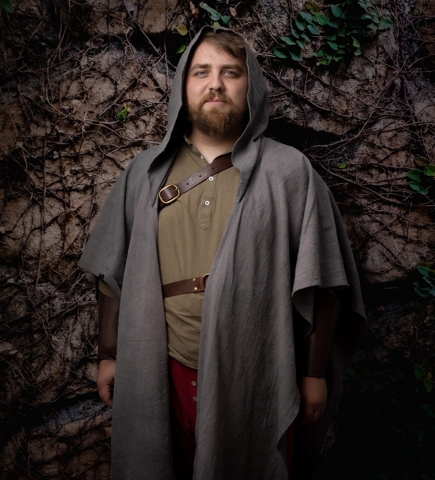 Hooded Ruana Cloak