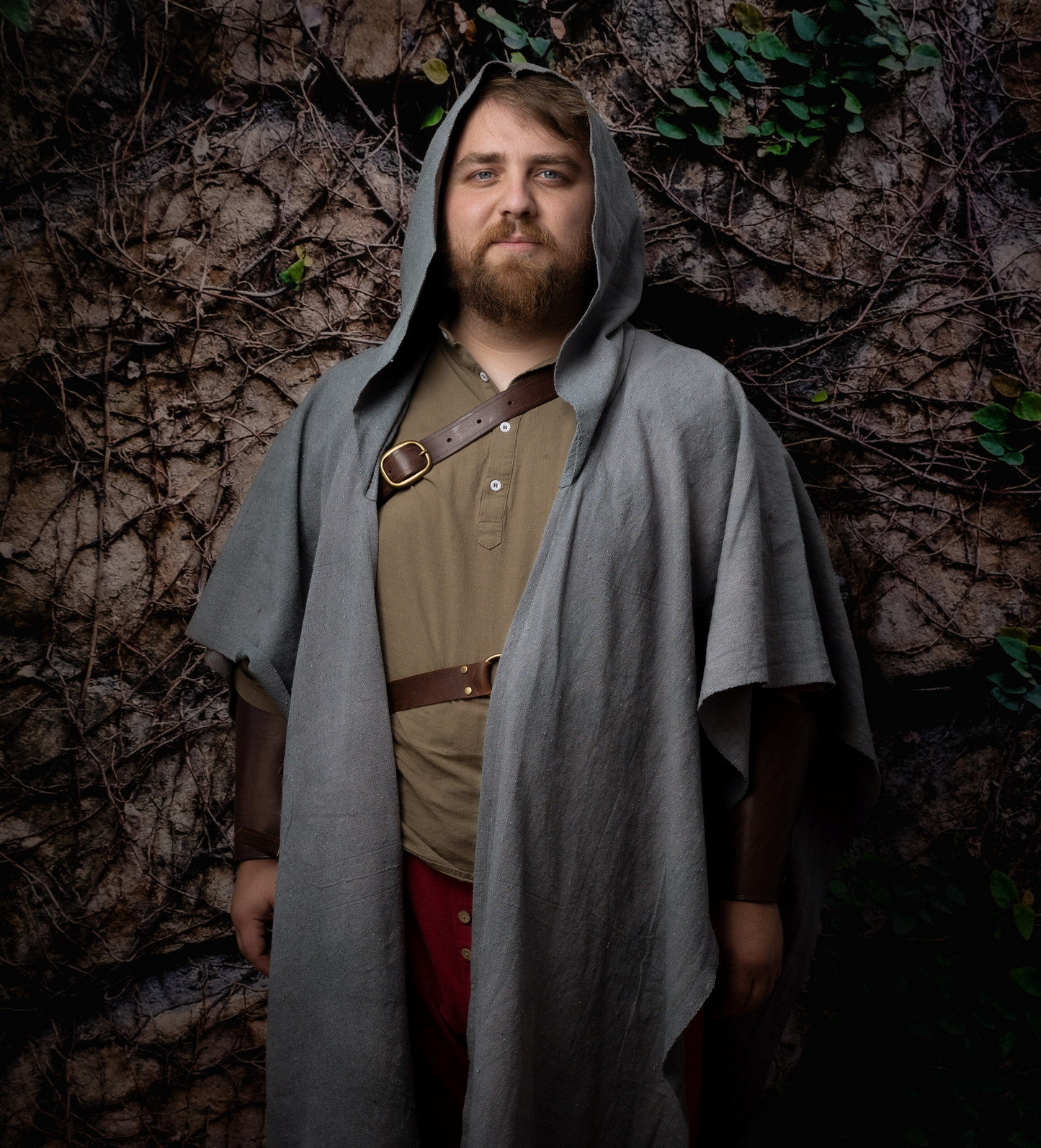 Hooded Ruana Cloak