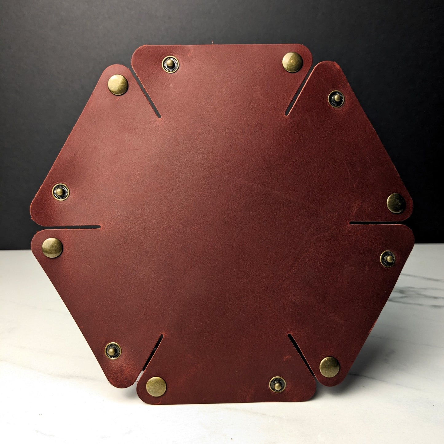 DDS Co. Plain Leather Dice Tray