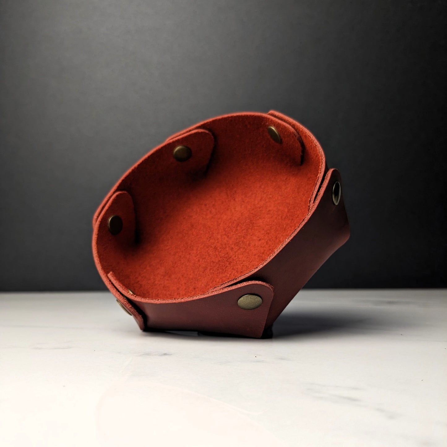 DDS Co. Plain Leather Dice Tray