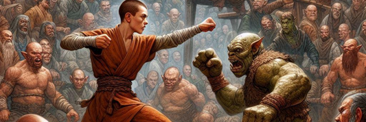 Playing A Monk in D&D 5e - Choose Your Own Actions With Kael the Monk! An Intermediate Scenario of D&D Combat