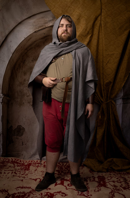 Hooded Ruana Cloak