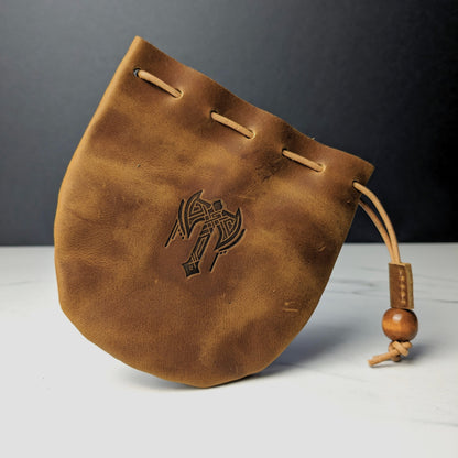 DDS Co. Leather Dice Bag - Heat Embossed/Branded