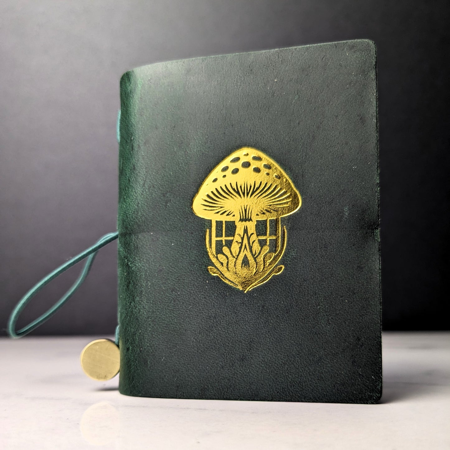 DDS Co. Gold Embossed Leather Character Journal