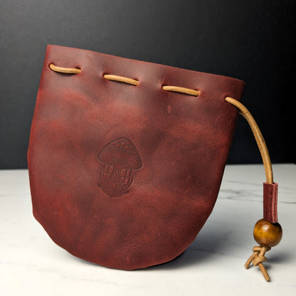 DDS Co. Leather Dice Bag - Heat Embossed/Branded