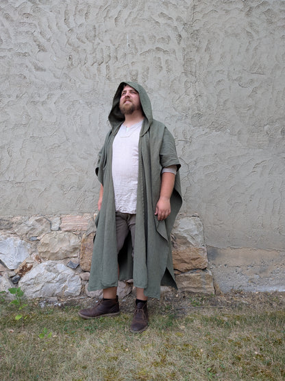 Hooded Ruana Cloak - Dungeon Delver Supply Co. Unisex