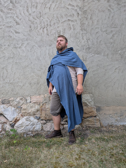 Hooded Ruana Cloak - Dungeon Delver Supply Co. Unisex